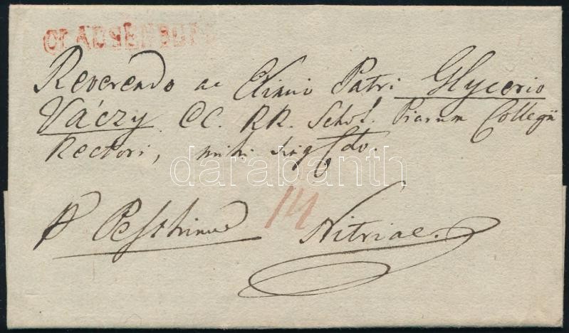 1831 Kolozsvári piarista líceum igazgatójának (Szabó Elek) levele, melyben Reiszner Pál tanár halálát tudatja - Image 2