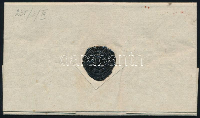 1831 Kolozsvári piarista líceum igazgatójának (Szabó Elek) levele, melyben Reiszner Pál tanár halálát tudatja - Image 3