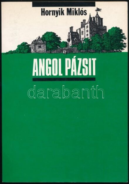 Hornyik Miklós: Angol Pázsit. Balkáni néprajzi kalauz. Szabadka, 1991, Napló. Fekete-fehér képekkel illusztrált. Kiadói papírkötés, helyenként foltos lapokkal. Megjelent 1000 példányban. A szerző által Obersovszky Éva, Obersovszky