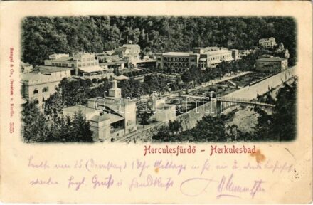 1900 Herkulesfürdő, Baile Herculane;