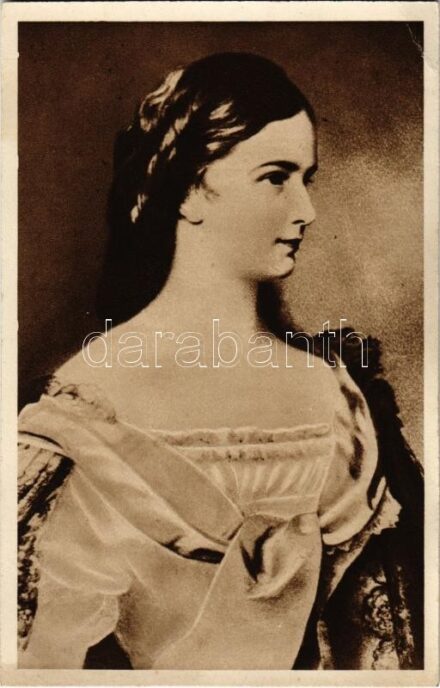 Königin Elizabeth / Erzsébet királyné (Sissi). Rigler r.-t. kiadása / Empress Elisabeth of Austria (fa)