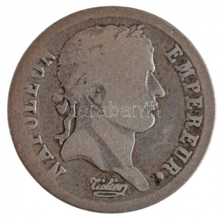 Franciaország 180(9) 1/2Fr Ag 'I. Napóleon' (2,21g) T:3 France 180(9) 1/2 Francs Ag 'Napoleon I' (2,21g) C:F