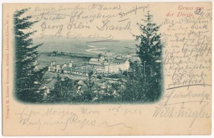 1900 Derestye, Darste, Dyrste, Dirste (Brassó, Brasov); Cell-féle sörgyár / brewery, beer factory
