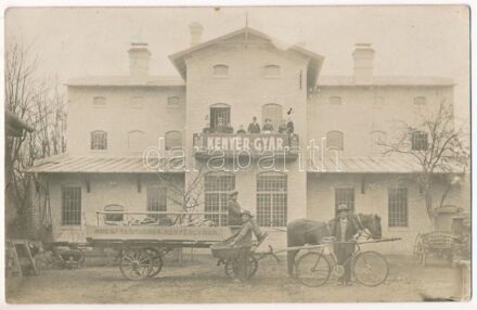 1915 Temesvár, Timisoara; Erzsébetváros, Kocsi Testvérek Kenyérgyára / bread factory, bakery. photo