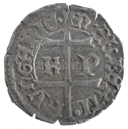 1438-1440. Denár Ag 'Albert' (0,54g) T:2 rep. Hungary 1438-1440. Denar Ag 'Albert' (0,54g) C:XF crack Huszár: 592., Unger I.: 461.s