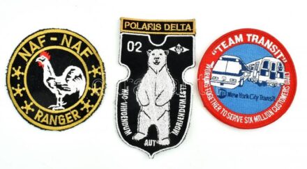 3 klf felvarró NYC közlekedési vállalat, stb