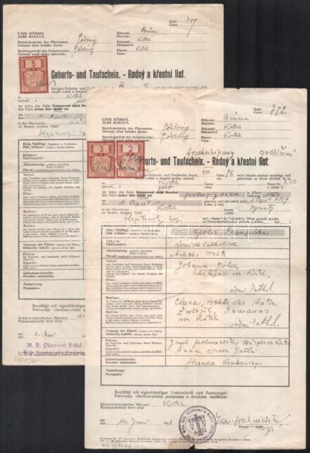 Vegyes régi papírrégiség tétel, fotók, okmánybélyeges iratok, stb.