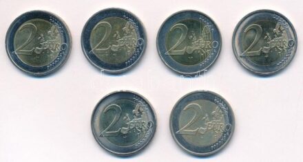 Németország 2006G 2E ' Tartományok - Schleswig-Holstein' + 2009J 2E 'Tartományok - Saar-vidék' + 2010F 2E 'Tartományok - Bréma' + 2011D 2E 'Tartományok - Északrajna Vesztfália' + 2012J 2E 'Tartományok - Bajorország' + 2018F 2E