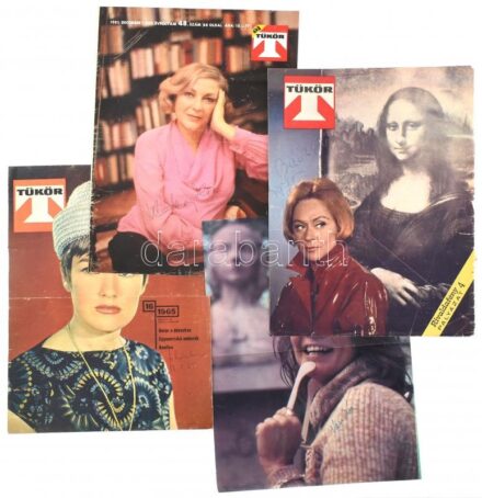 4 db aláírás - Kállai Ilona, Bánki Zsuzsa, Vass Éva, Földi Teri