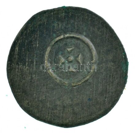 1141-1162. Denar Ag 'II. Géza' (0,25g) T:1- patina Hungary 1141-1162. Denar Ag 'Geza II' (0,25g) C:AU patina Huszár: 150., Unger I.: 74.