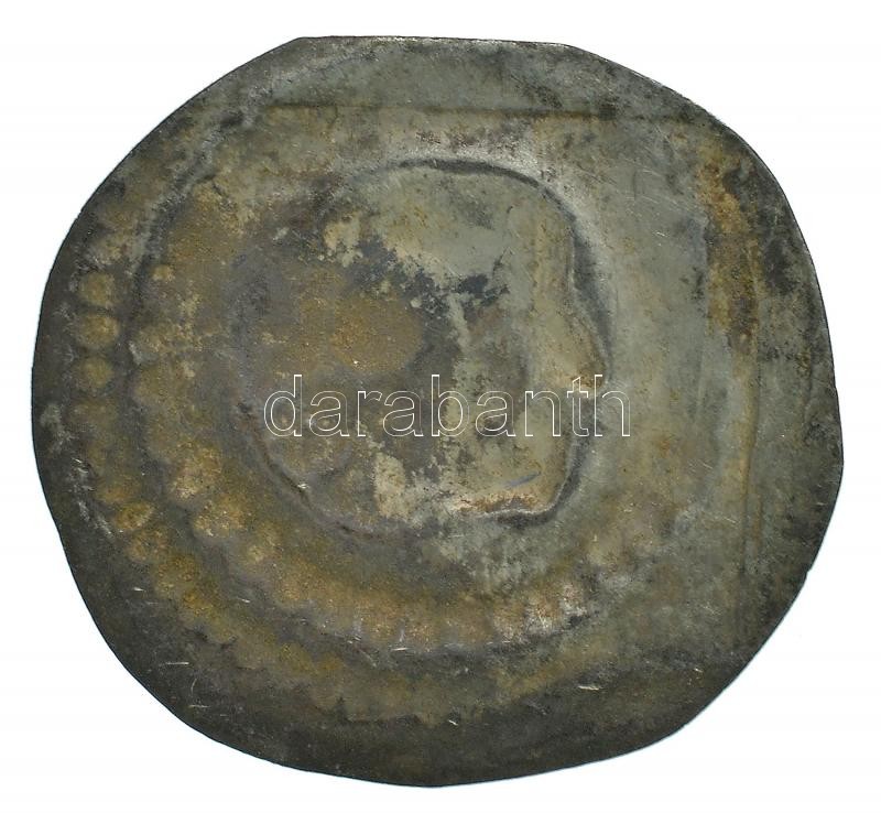 1180-1240. Bracteata Ag 'III. Béla - IV. Béla' (0,27g) T:2 patina Hungary 1180-1240. Bracteata Ag 'Bela III - Bela IV.' (0,27g) C:XF patina Huszár 192., Unger I.: 122.