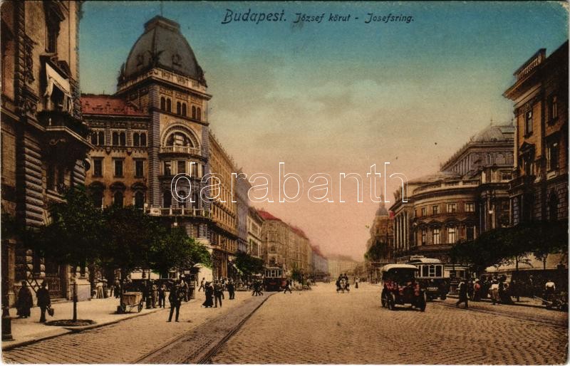 Budapest VIII. József körút, villamos (EK)