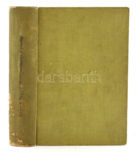 Hensch Árpád: Mezőgazdasági Üzemtan. I-II. köt. I. kötet: Jószágberendezés- és kezeléstan. II. köt.: Mezőgazdasági becslés és előszámítástan. [Egybekötve.] Kassa, 1906, Vitéz A. Gazdasági Szakkönyvkereskedése,