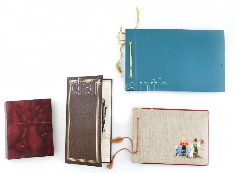 4 db nagy, vastag fotóalbum, tele fényképekkel régi és modern egyaránt, nagyon sokféle témában