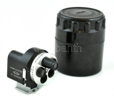 KMZ 24x36 kereső Fed, Zorkij távmérős fényképezőgépekhez, eredeti dobozában, jó állapotban / KMZ viewfinder, with original case, in good condition