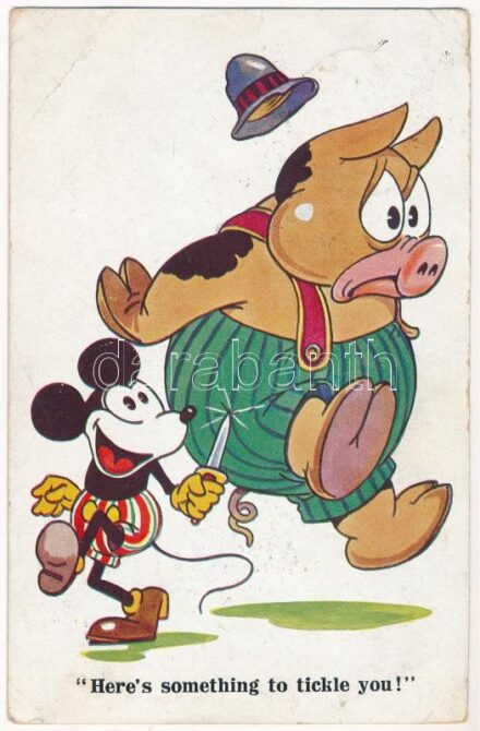 1935 Here's something to tickle you! Mickey Mouse. Walter E. Disney AR. i. B. 1791. (EB)