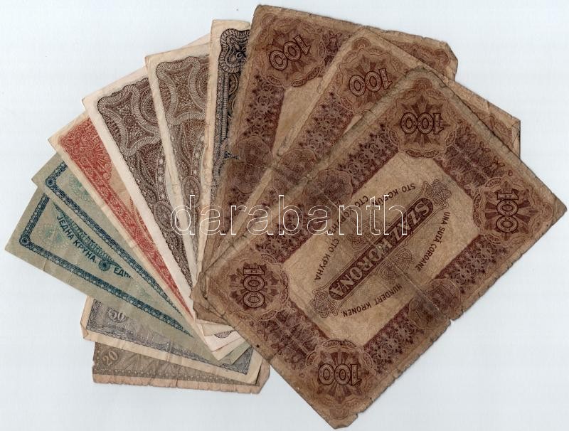 1920. 20f + 50f + 1K (2x) + 2K '2aa' + 10K (2x) + 20K + 100K (3x) T:II--IV - Image 2