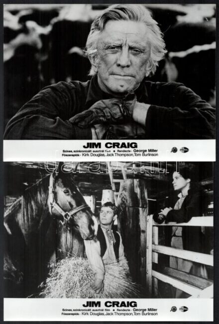 1984 Jim Craig című ausztrál western film jelenetei, 7 db produkciós filmfotó, 18x24 cm
