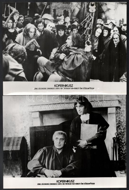 1973 Kopernikusz című lengyel-NDK film jelenetei, 13 db produkciós filmfotó, 18x24 cm - Image 2