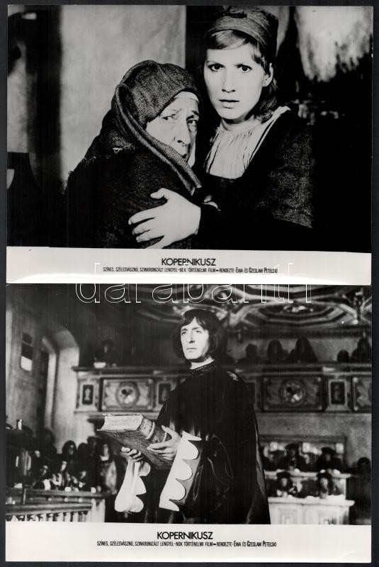 1973 Kopernikusz című lengyel-NDK film jelenetei, 13 db produkciós filmfotó, 18x24 cm - Image 4