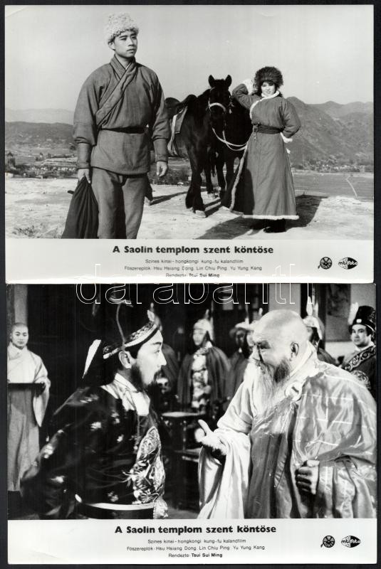 1985 A Saolin templom szent köntöse című kínai film jelenetei, 8 db produkciós filmfotó, 18x24 cm - Image 3