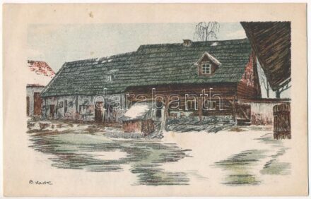 Vojtanov, Voitersreuth; Hof in Hagengrün / Zeleny Háj s: B. Lark (wet damage)
