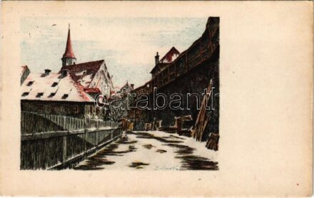 Cheb, Eger; Franziskanerhof / church s: B. Lark (EK)