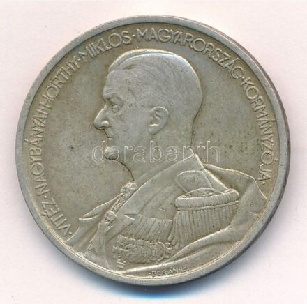 1939. 5P Ag 'Horthy balra' T:2,2- Adamo P8.1