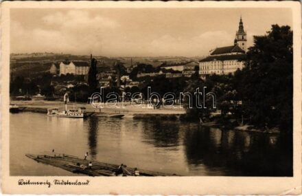 1939 Litomerice, Leitmeritz; general view with rafters (EK)