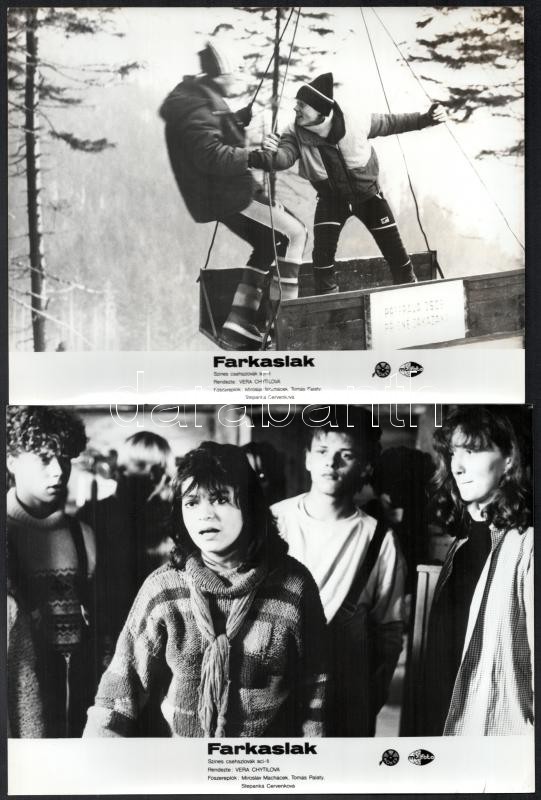 1986 Farkaslak című csehszlovák sci-fi film jelenetei, 7 db produkciós filmfotó, 18x24 cm - Image 2
