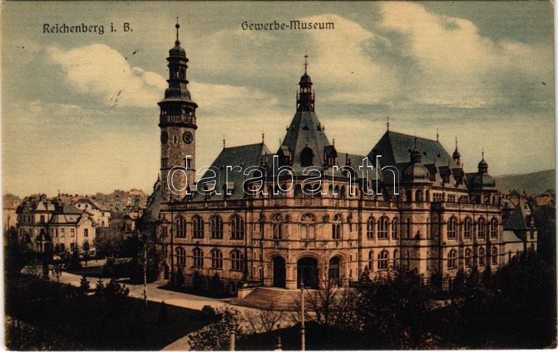 1917 Liberec, Reichenberg; Gewerbe-Museum / museum. Raphael Tuck & Sons' Ausführung 'Polyton'