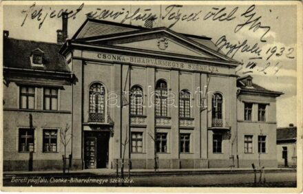 1932 Berettyóújfalu, Csonka-Biharvármegye szákháza (Rb)