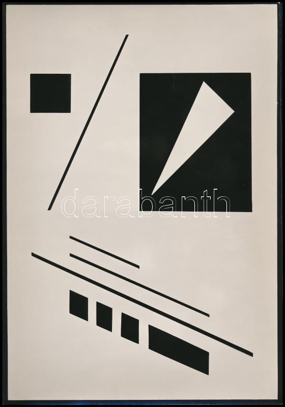 cca 1938 Fotogram, jelzés nélkül, 30x21 cm