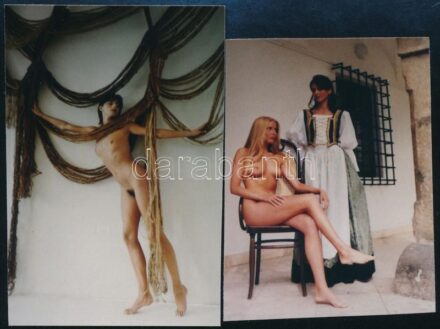 cca 1991 előtt készült felvételek, Menesdorfer Lajos (1941-2005) budapesti fotóművész hagyatékából, 5 db jelzés nélküli vintage fotó és/vagy NEGATÍV az aktfényképezés műfajából, a papírképek és a negatívok között nincs