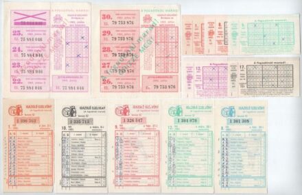 ~1980. 12db-os Lottó- és Totószelvényből álló tétel T:II