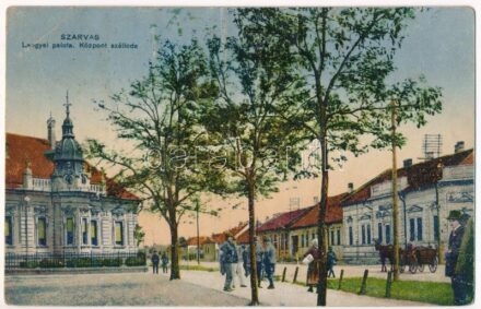 1928 Szarvas, Lengyel palota, Központi szálloda (Rb)