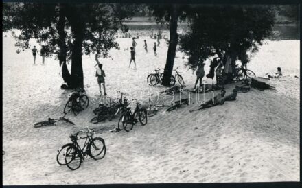 cca 1970 Tarjányi Endre pecsétjével jelzett vintage fotóművészeti alkotás, 14,2x24 cm