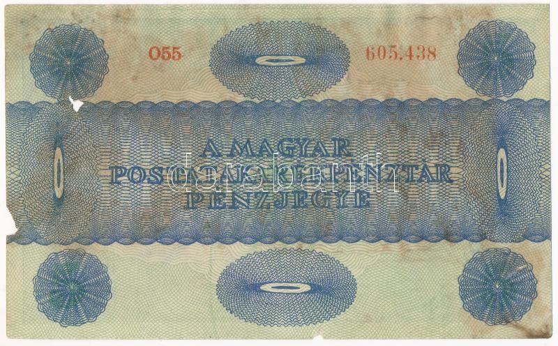 1919. 5K 'MÁS TÖRVÉNYES...' T:III egy gyengébb hajtás, de ly., fo., beszakadások Adamo K8.1 - Image 2