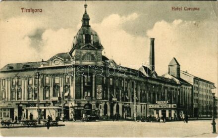 Temesvár, Timisoara; Korona szálloda, Birdev üzlete / Hotel Coroana, shops (EK)