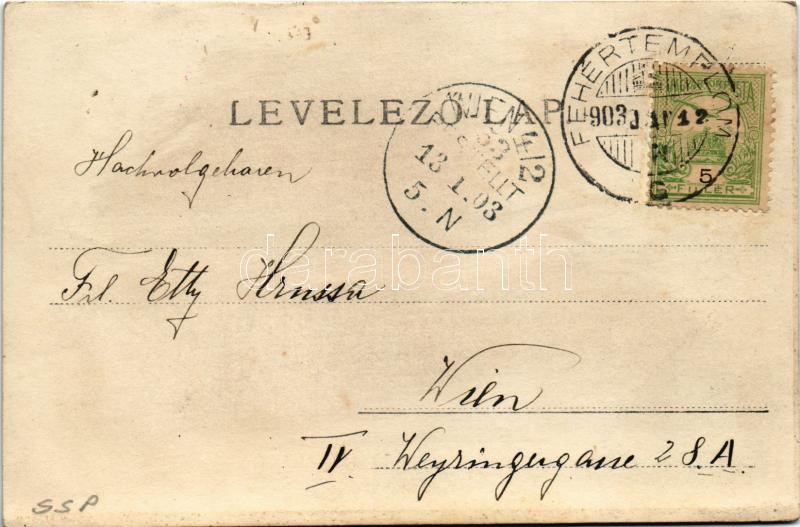 1913 Fehértemplom, Ung. Weisskirchen, Bela Crkva; laktanya / k.u.k. military barracks. photo - Image 2