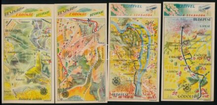 'HÉV-vel a szabadba' 8 db számolócédula