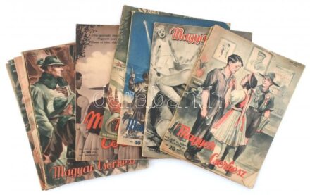 cca 1930 A Magyar Cserkész c. újság 12 db száma