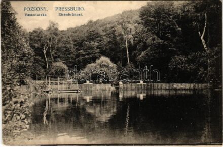 1912 Pozsony, Pressburg, Bratislava; Vaskutacska / Eisenbrünnel, Eisenbründl / Zelezná Studénka