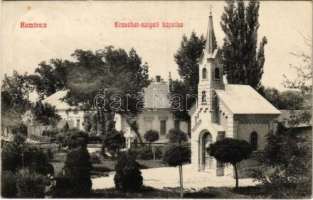 1911 Komárom, Komárnó; Erzsébet szigeti kápolna / island chapel