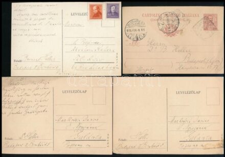 cca 1900 Heller Bernát levelezése 3 db általa és egy neki írt levelezőlap