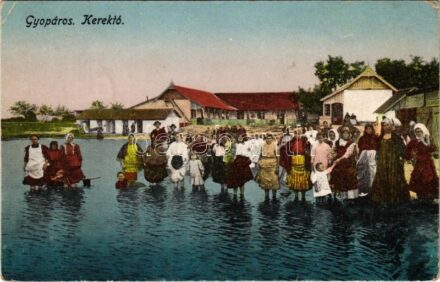 1930 Gyopáros (Orosháza), Kerektó fürdő (EK)