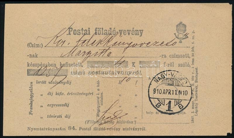 1910, 1946 Román honosítási bizonyítvány + postai föladóvevény - Image 2