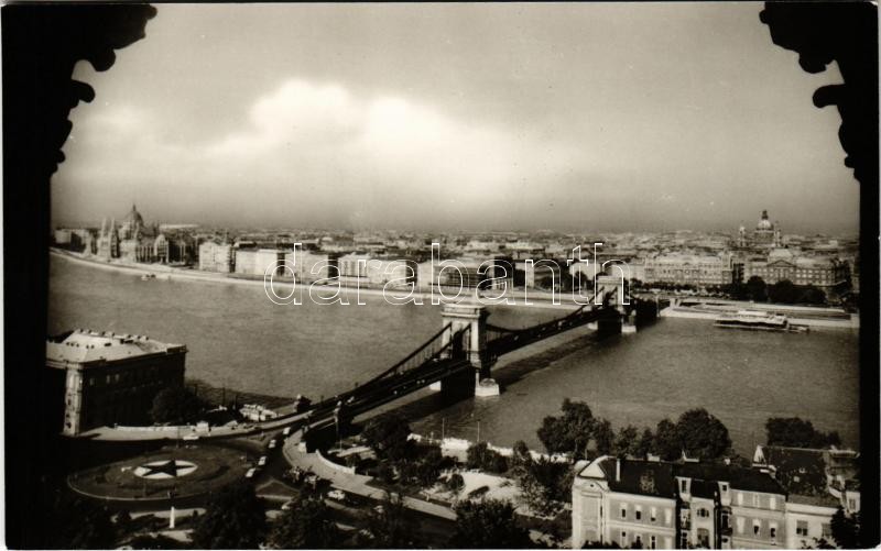 Budapest, Lánchíd. Képzőművészeti Alap Kiadóvállalat