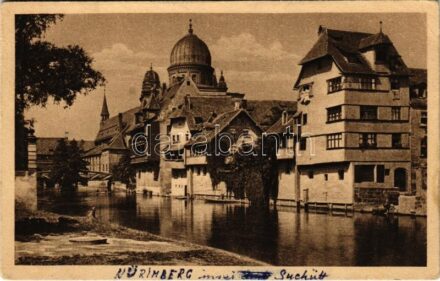 Nürnberg, Nuremberg; Insel Schütt / synagogue (EB)