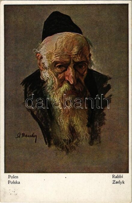 Polen Rabbi / Polska Zadyk / Polish Rabbi. Moderne Kunst No. 107. s: St. Bender